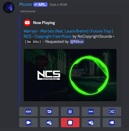Muzes Bot Interface Preview